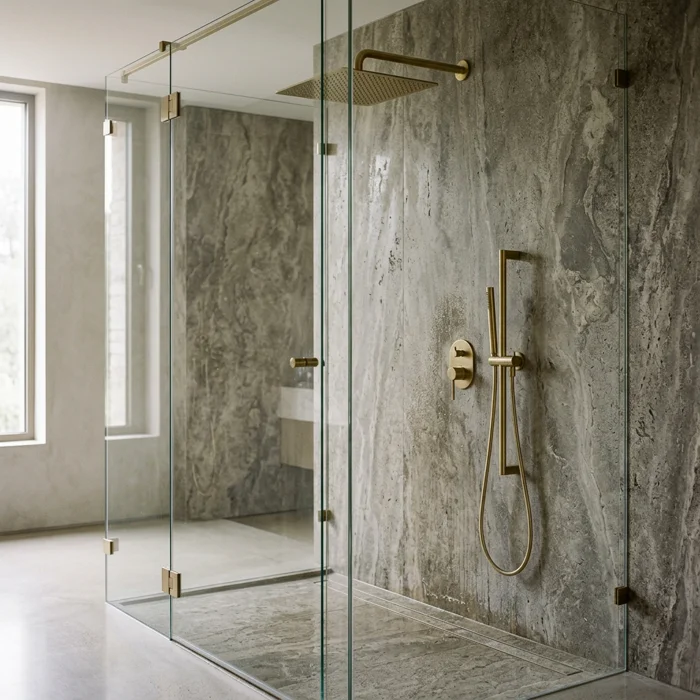 Illustrative showers inspiration; exact ASTRAL BATHWARE models are confirmed on enquiry